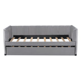 Upholstered Daybed With Ergonomic Design Backrest - Furniture Home Direct