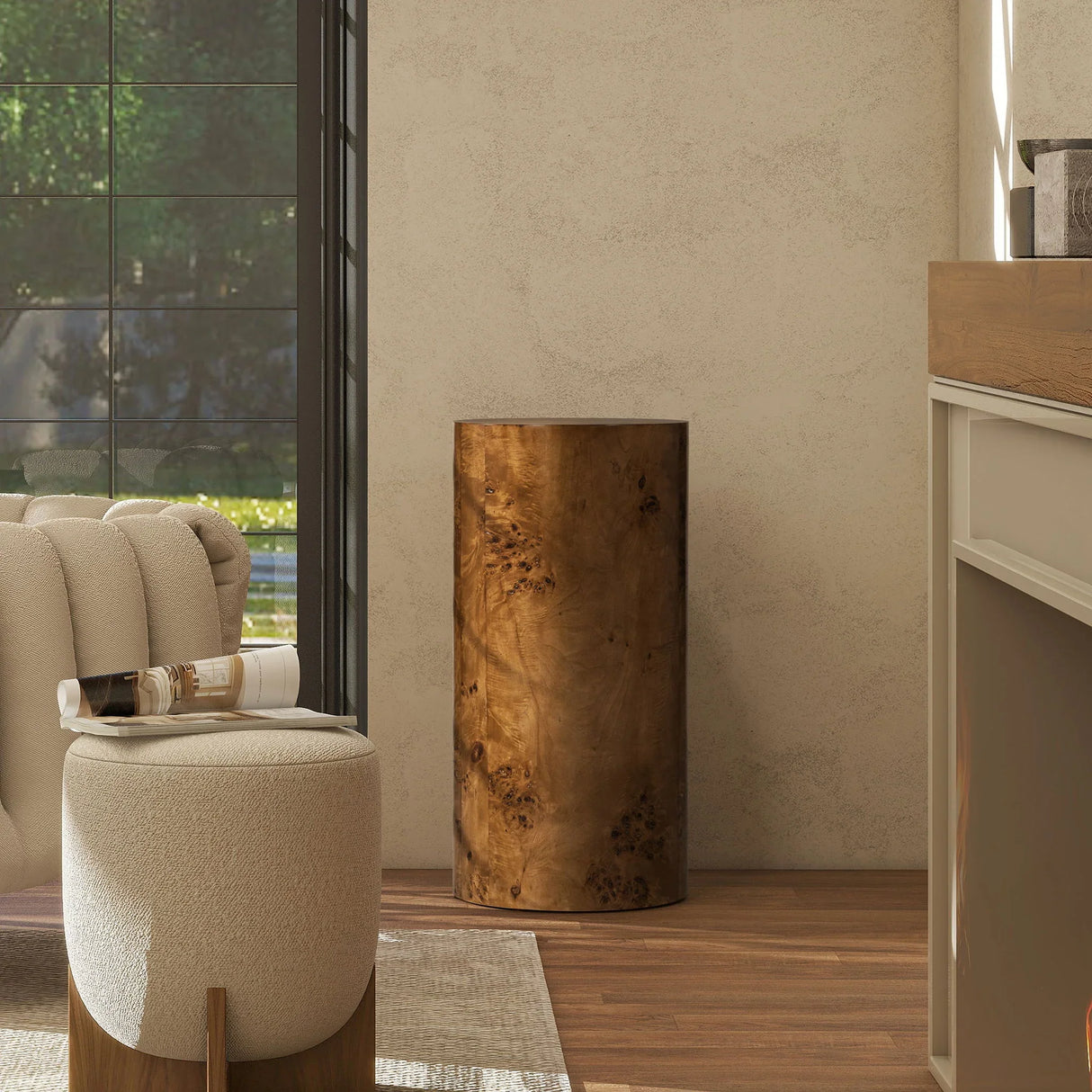 Nebula - Accent Pillar Side Table - Furniture Home Direct