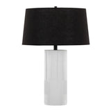 Petra - Contemporary Table Lamp (Set of 2) - Cream / Black - Furniture Home Direct