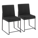 Fuji - Contemporary Modern Elegance With High Back Dining Chair (Set of 2) - Furniture Home Direct
