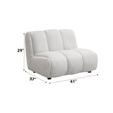 Manilla - Sectional Sofa With Chair - Ivory White - Furniture Home Direct