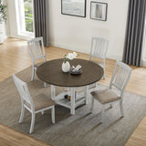 5 Piece DIning Set with Foldable Table - Furniture Home Direct