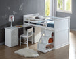 Wyatt - Twin Loft Bed Set - White - Furniture Home Direct