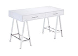 Coleen - High Gloss Writing Desk With USB - Furniture Home Direct