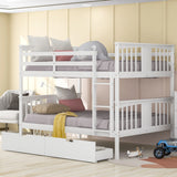 Bunk Bed With Ladder For Bedroom, Guest Room Furniture - Furniture Home Direct