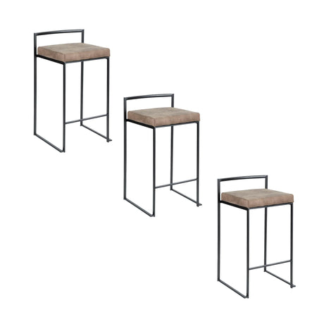 Fuji - Contemporary Style Stackable Counter Stool - Furniture Home Direct
