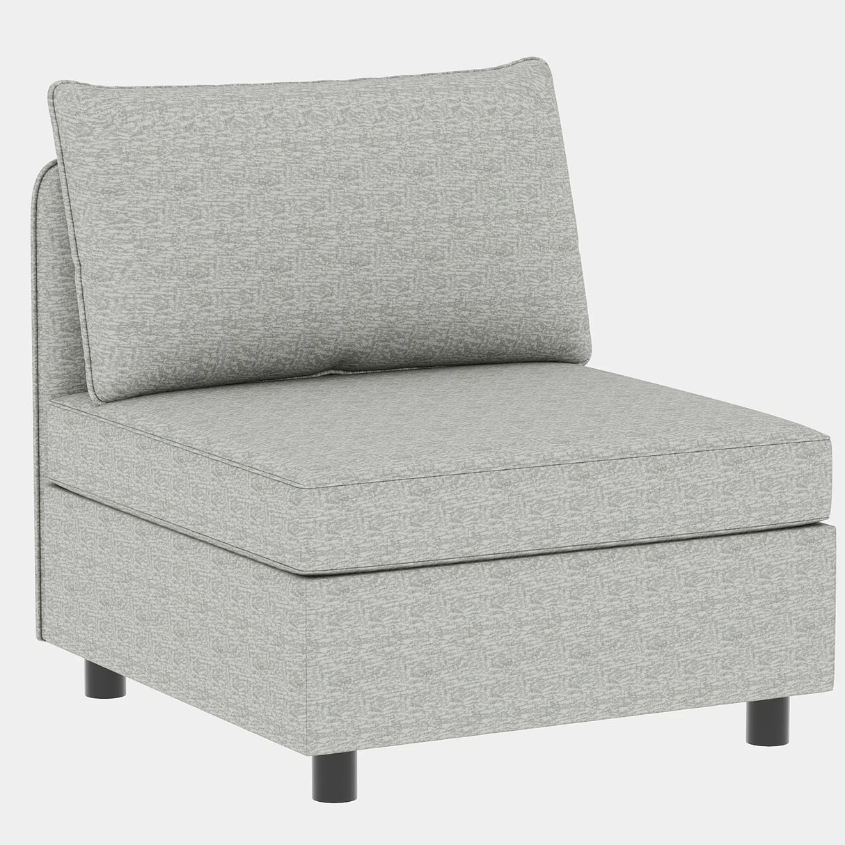 3 Pc Modular living room Set With Different Configurations, Light Gray - Furniture Home Direct