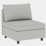 3 Pc Modular living room Set With Different Configurations, Light Gray - Furniture Home Direct
