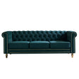 Chesterfield - Velvet Sofa 84.65" For Living Room - Furniture Home Direct