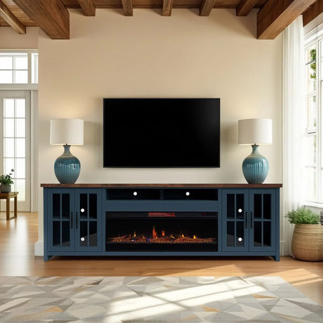 Nantucket - 74" Fireplace TV Stand Console - Furniture Home Direct