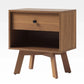 Mid-Century Modern Minimalist 1 Drawer Nightstand - Furniture Home Direct