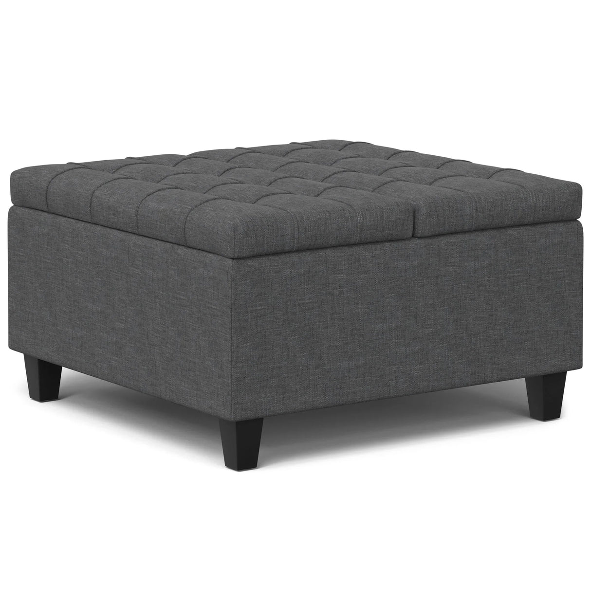 Harrison - Upholstered Coffee Table Storage Ottoman - Furniture Home Direct
