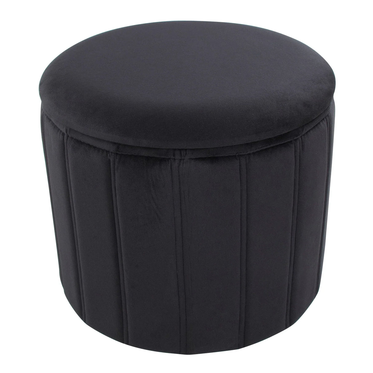 Lindsey - Contemporary / Glam Folding Storage Ottoman - Furniture Home Direct