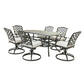 Aluminum Rectangular Dining Set - Furniture Home Direct
