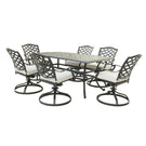 Aluminum Rectangular Dining Set - Furniture Home Direct