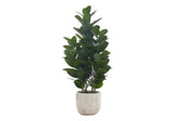 31" Tall, Artificial Plant, Garcinia Tree, Indoor, Faux, Fake, Floor, Greenery, Potted, Real Touch, Decorative - Green / White - Furniture Home Direct