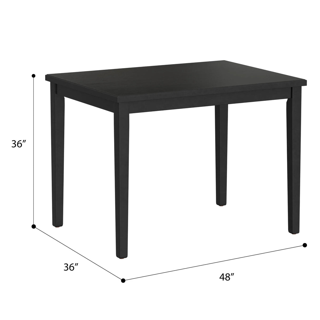 Quaint - Gathering Height Table - Black - Furniture Home Direct