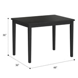 Quaint - Gathering Height Table - Black - Furniture Home Direct