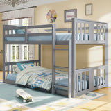 Solid Construction Bunk Bed & Ladder - Furniture Home Direct