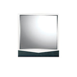 Vios - Zebra HG Mirror - White - Furniture Home Direct