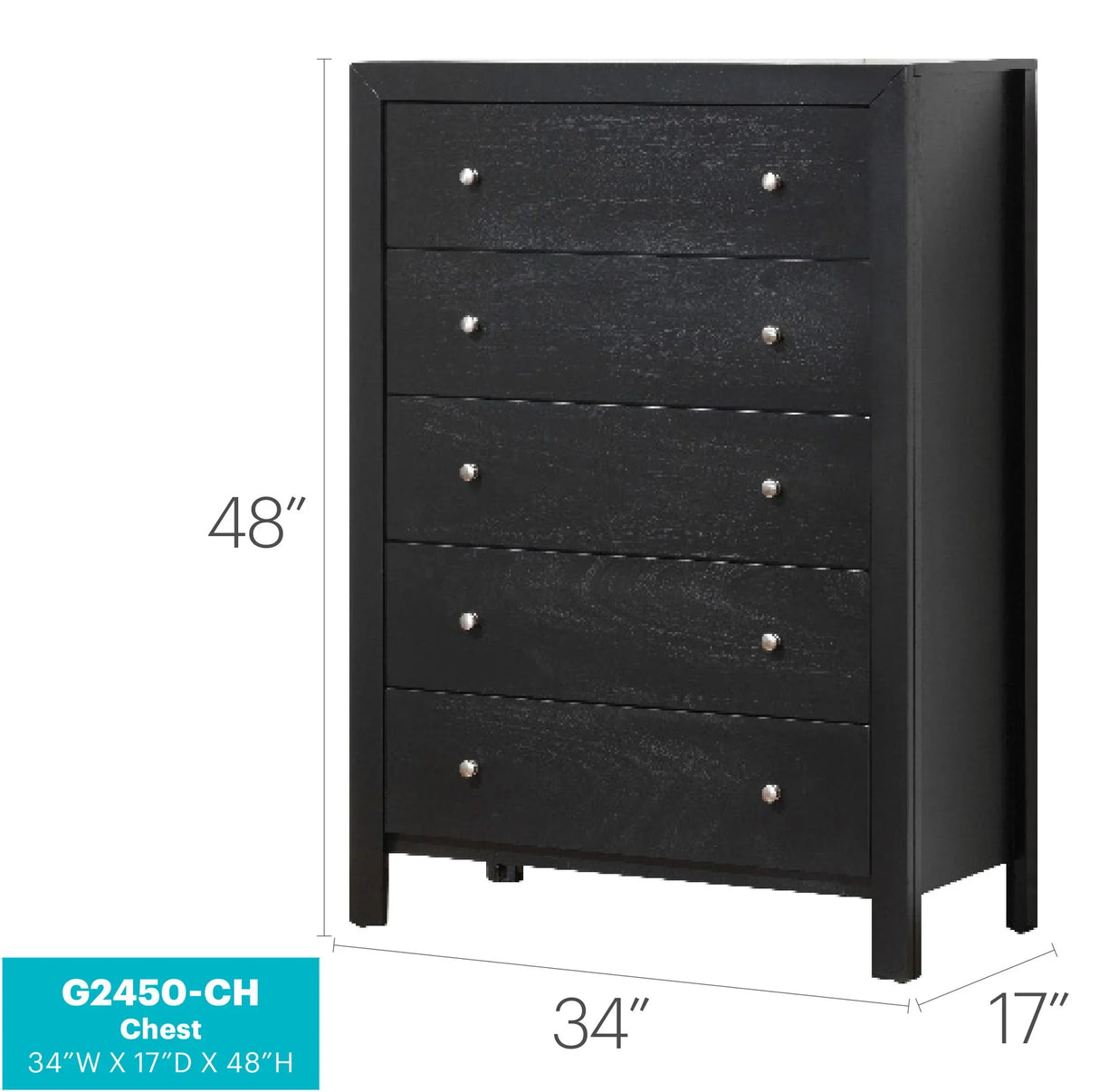 Modern Elegant Transitional Storage Chest - Furniture Home Direct