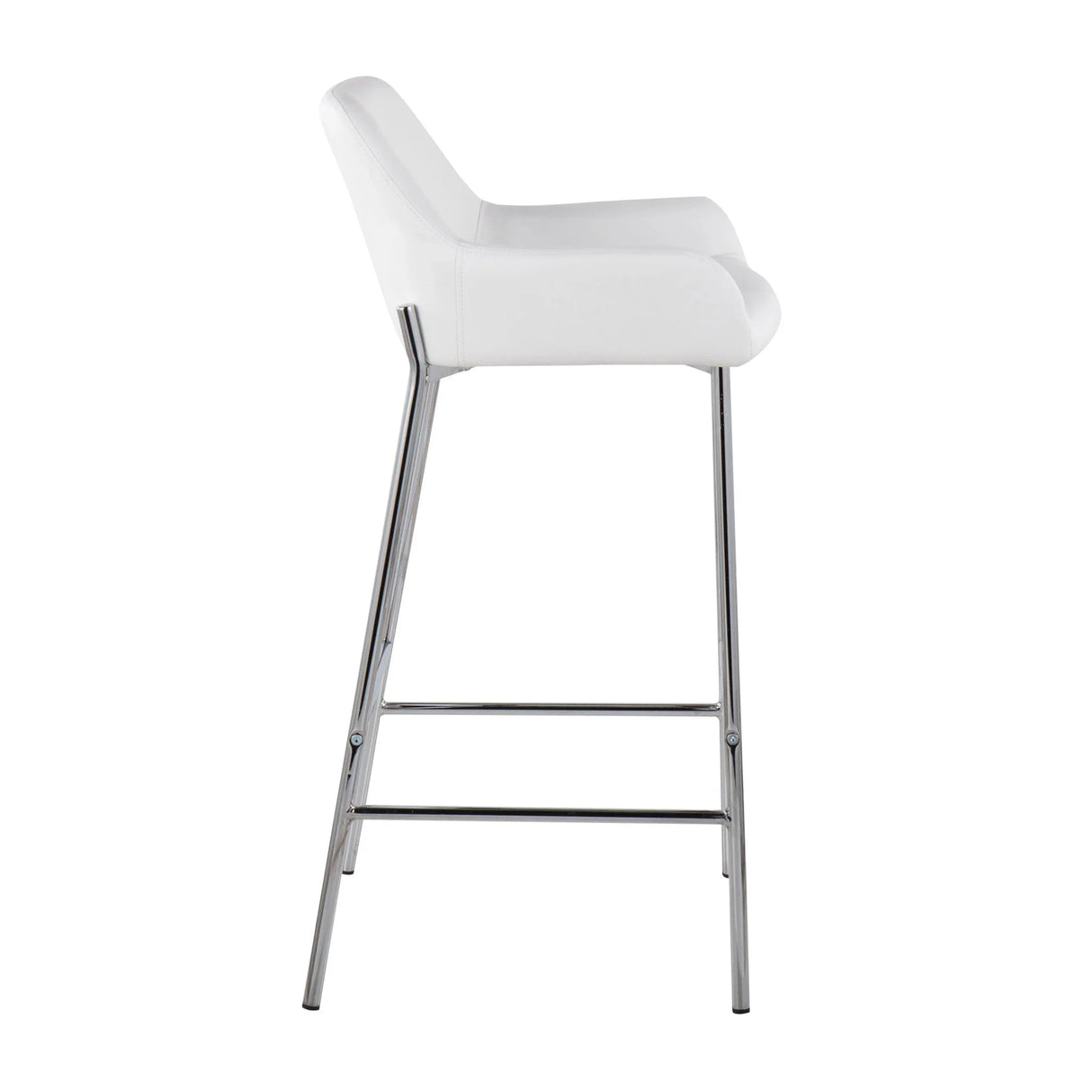 Daniella - Contemporary Fixed Height Barstool (Set of 2) - Furniture Home Direct