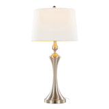 Flint - Contemporary Table Lamp Built In USB Port (Set of 2) - Furniture Home Direct