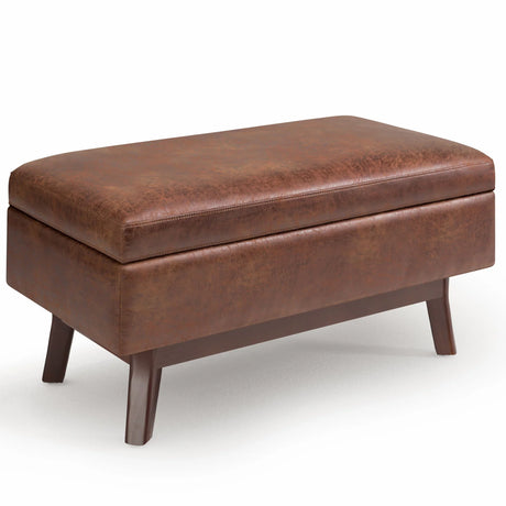 Owen - Upholstered Rectangular Storage Ottoman - Furniture Home Direct