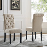 Dining Set Rubberwood Table With Upholstered Chairs Brown - Furniture Home Direct