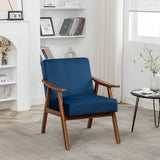 Accent Chair, Classic Mid Century Modern For Extra Seating - Furniture Home Direct