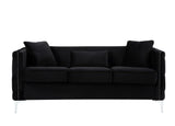 Bayberry - Velvet Sofa With 3 Pillows - Furniture Home Direct
