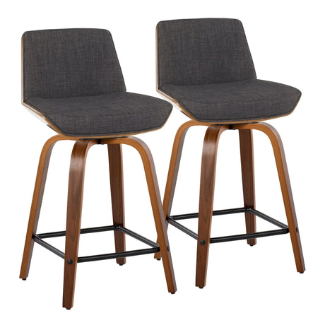 Corazza - Mid Century Modern Counter Stool - Furniture Home Direct