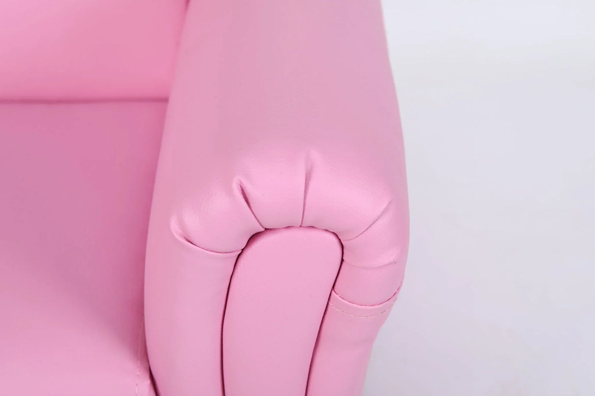 Kids Club Chair Sofa / Sectional And Ottoman - Pink - Furniture Home Direct