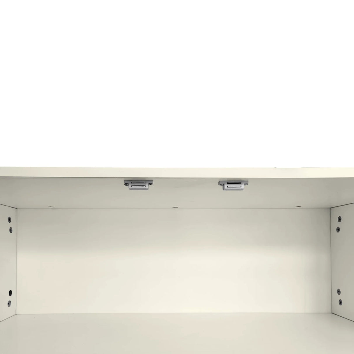 Modern Shoe Storage with Upholstered Cushions - Antique White - Furniture Home Direct