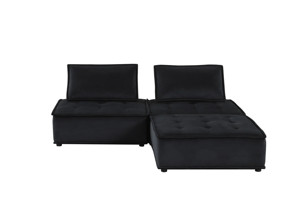 Anna - Stylish Sectional Sofa Ottoman - Furniture Home Direct