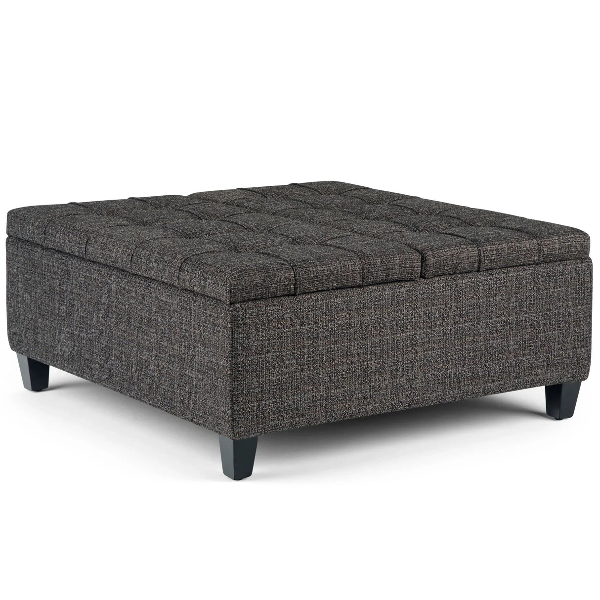 Harrison - Upholstered Coffee Table Storage Ottoman - Furniture Home Direct