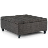 Harrison - Upholstered Coffee Table Storage Ottoman - Furniture Home Direct
