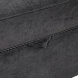 66.5" Upholstered Loveseat With Pull Out Bed, Two Throw Pillows, Dual USB Charging Port and Adjustable Backrest - Black - Furniture Home Direct