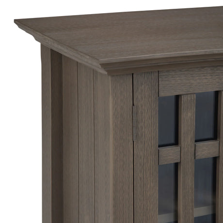 Bedford - Low Storage Media Cabinet - Farmhouse Gray - Furniture Home Direct