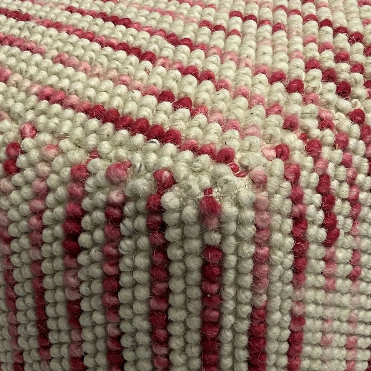 Zoey - Handcrafted Woven Cube Pouf - Furniture Home Direct