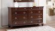 Triton - Dresser - Cappuccino - Furniture Home Direct