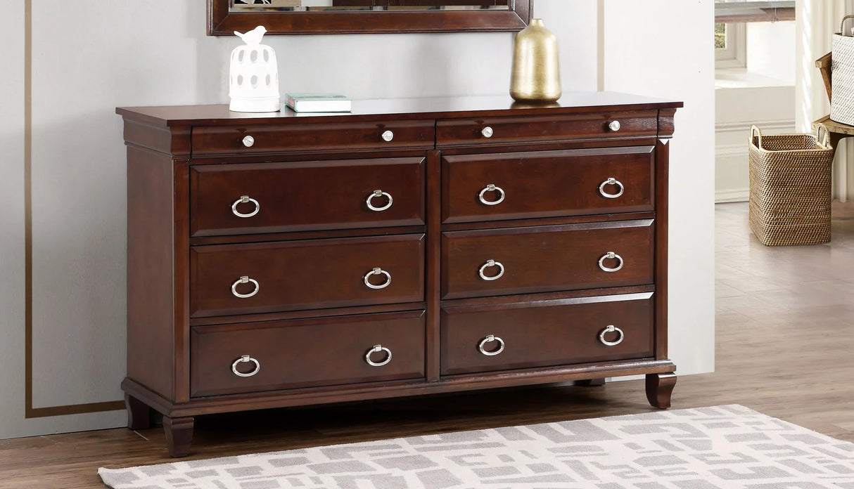 Triton - Dresser - Cappuccino - Furniture Home Direct