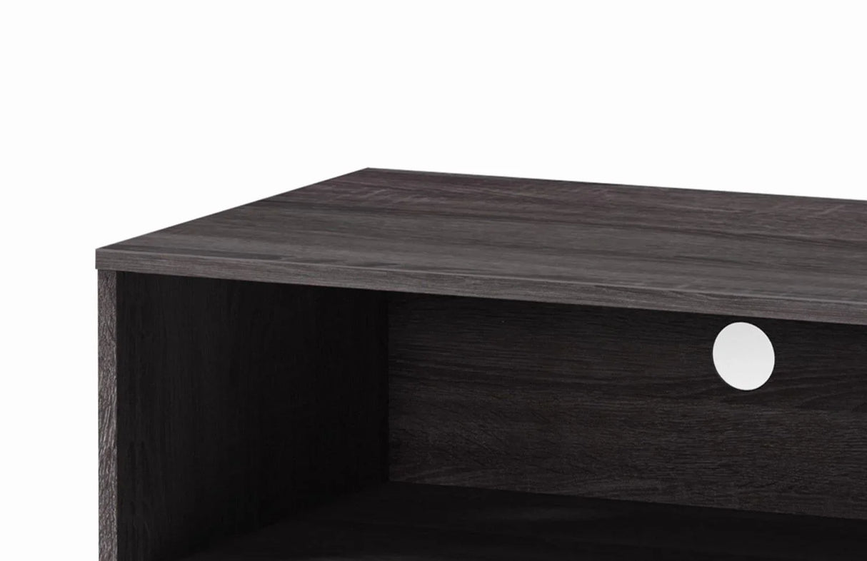 Amidon - TV Stand, With 2 Storage Shelves And 1 Cabinet - Furniture Home Direct