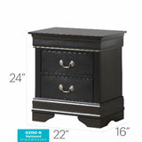 Louis Phillipe - Nightstand - Wood - Furniture Home Direct