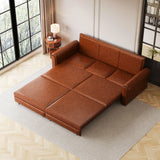 3 In 1 Convertible Sleeper Sofa With Nailhead Trim & Rolled Arm - Furniture Home Direct