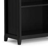 Acadian - 5 Shelf Bookcase, Handcrafted - Furniture Home Direct