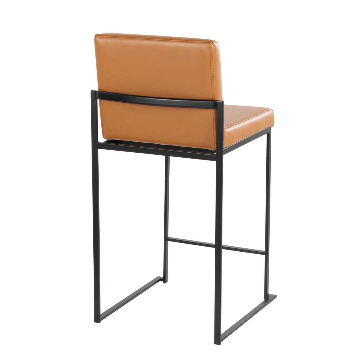 Fuji - Contemporary High Back Barstool Elegant Design - Furniture Home Direct