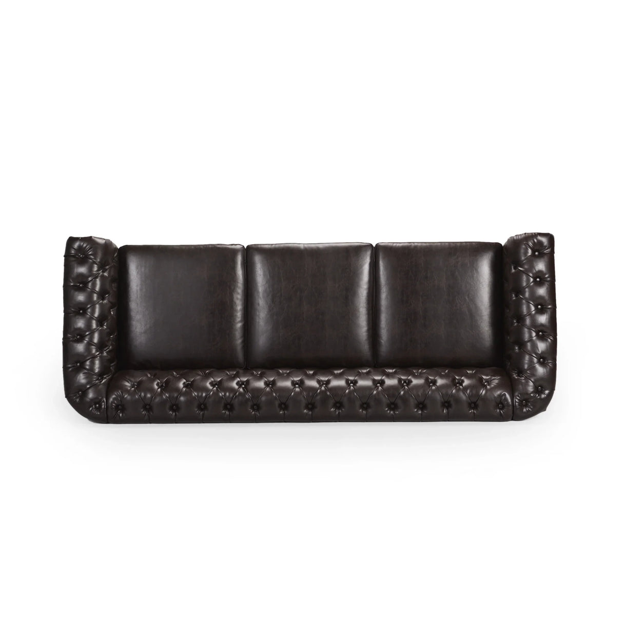 3 Seater Sofa -Brown - Furniture Home Direct
