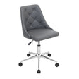 Marche - Contemporary Adjustable Office Chair With Swivel - Gray - Furniture Home Direct