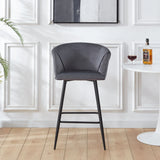Counter Height Bar Stool Metal Legs (Set of 2) - Furniture Home Direct